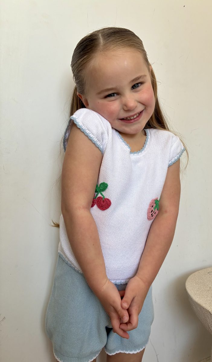 Lily & jack fruit embroidered 2 piece