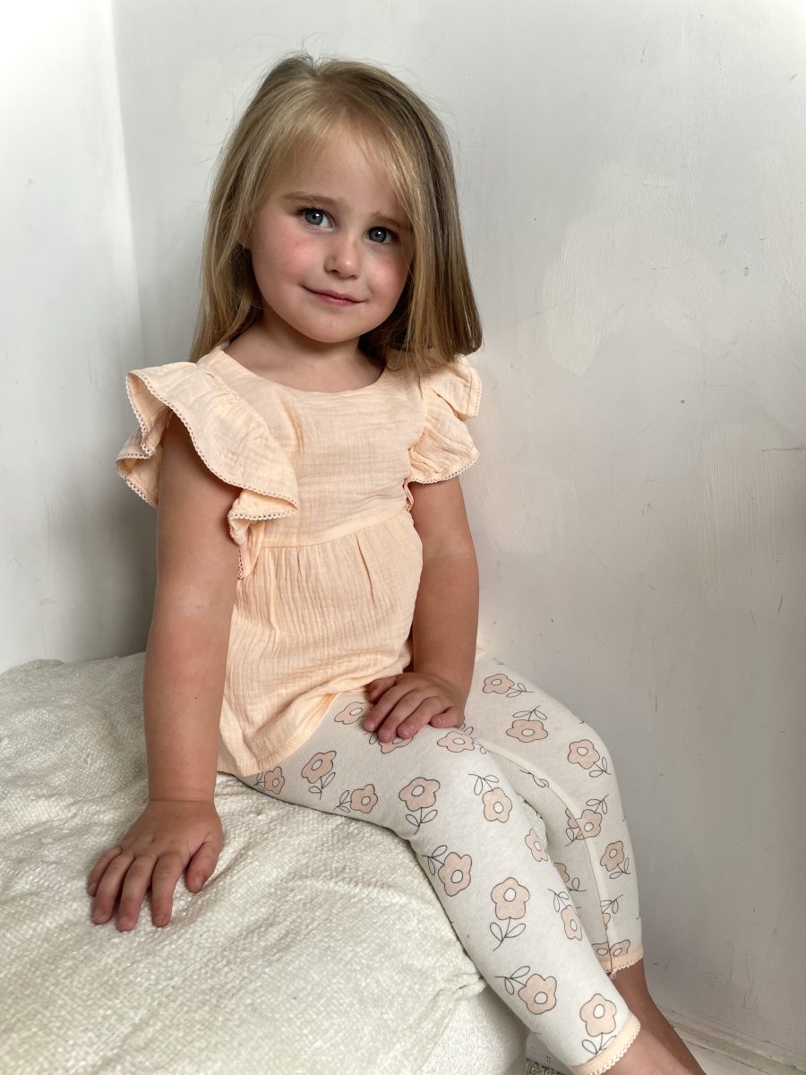 Lily & Jack floral peach print set